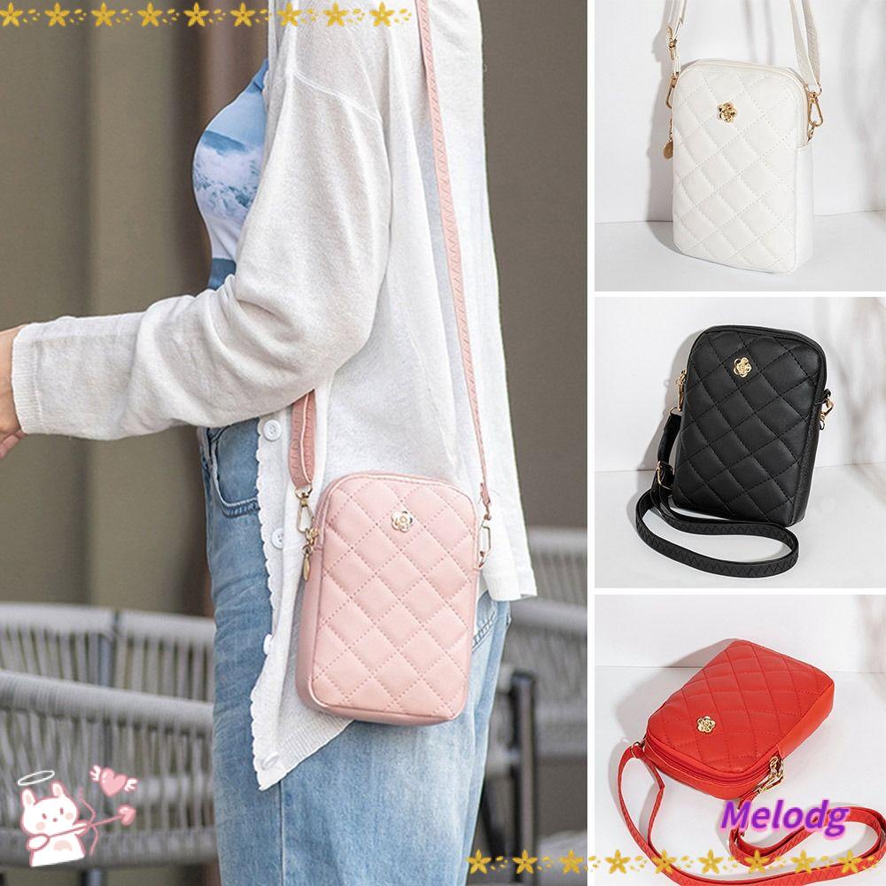 Túi Đeo Vai Mini Bằng Da PU Thêu Họa Tiết Xinh Xắn Thời Trang