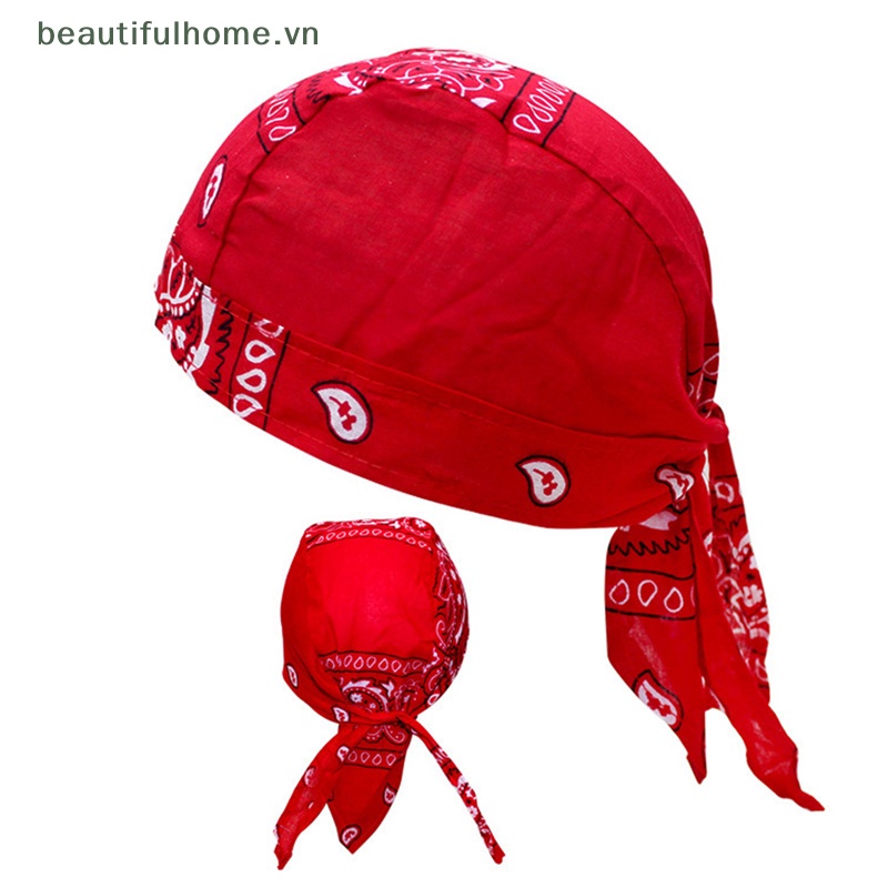 [beautifulhome] Mũ Bandana Cotton In Durag Thời Trang Unisex [beauty]