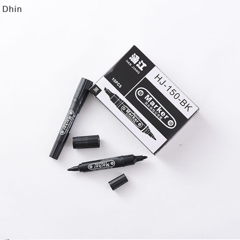 Bút Đánh Dấu Hai Đầu Chống Thấm Nước Không Phai Màu Thiết Kế Đầu Lớn Tiện Dụng Cho Văn Phòng / Trường Học