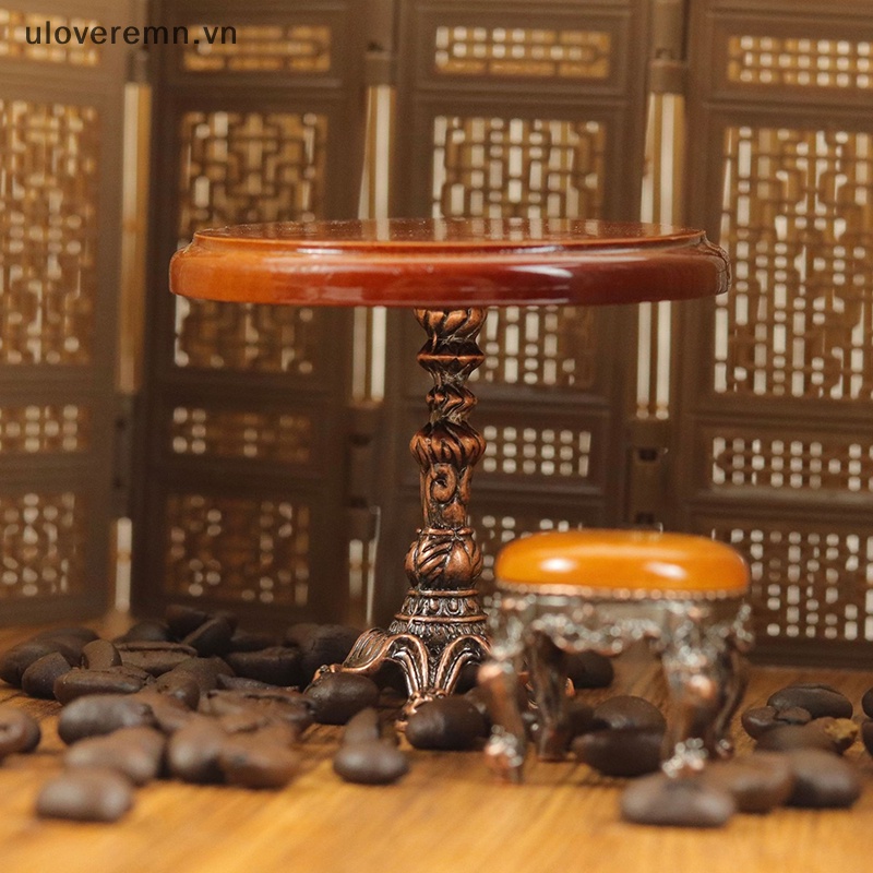 Bàn Vuông Mini Trang Trí Nhà Búp Bê Phong Cách Retro