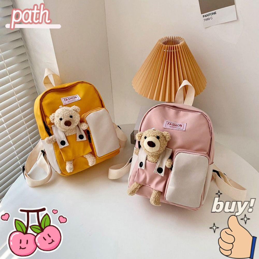 Ba Lô Đeo Vai Cỡ Nhỏ Kiểu Hoạt Hình Gấu Nhồi Bông Dễ Thương Cho