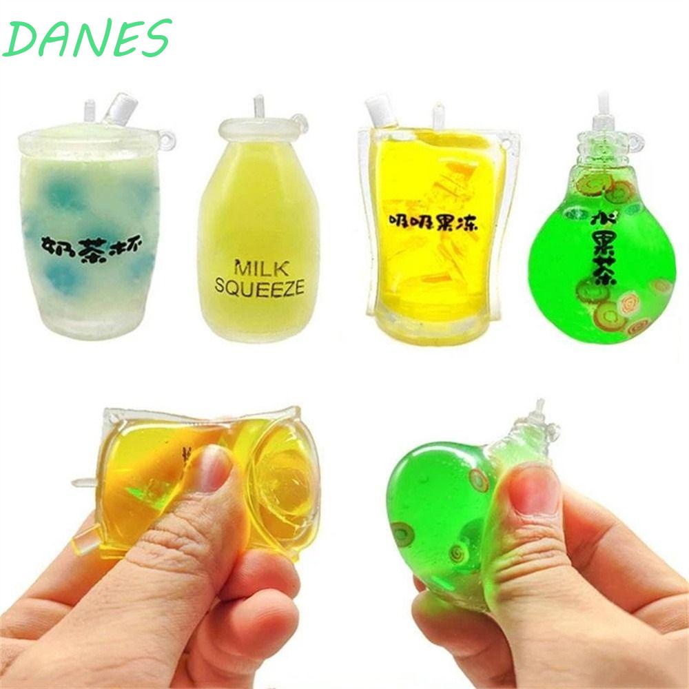 Đồ Chơi Bóp Hình Ly Trà Sữa Mini 5cm Giảm Căng Thẳng Mềm Mại