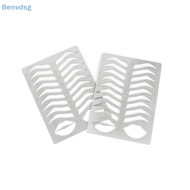 Benvdsg > Thẻ Khuôn Vẽ Lông Mày / Môi Có Thể Tái Sử Dụng Cho Người Mới Bắt Đầu