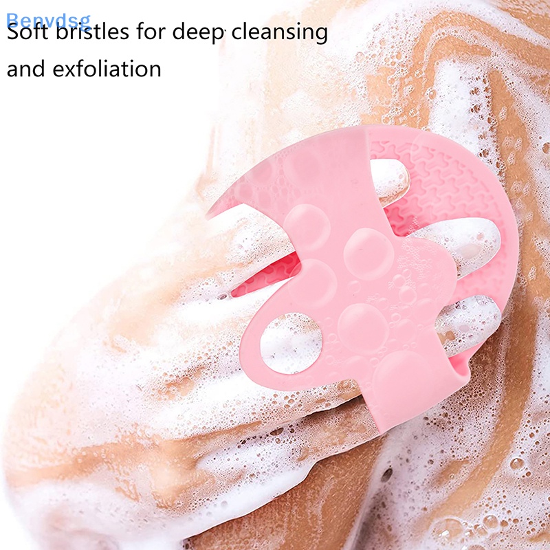 Bàn Chải Tắm Silicone Gắn Tường Tiện Dụng