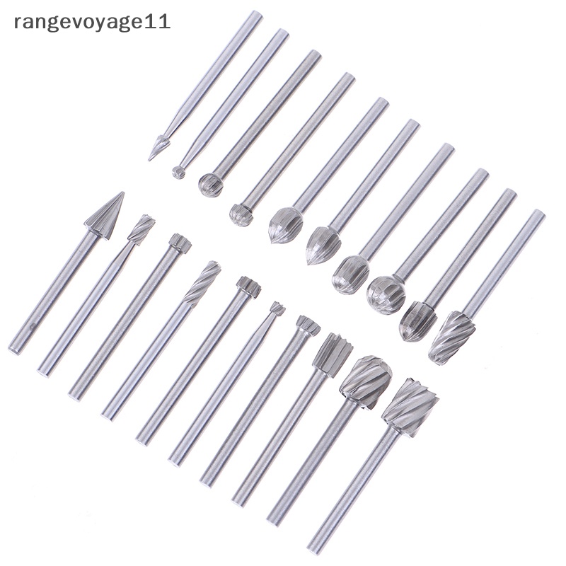 Bộ 20 Mũi Khoan Xoắn Cacbua Vonfram Kích Thước 3 * 40mm Chuyên Dụng