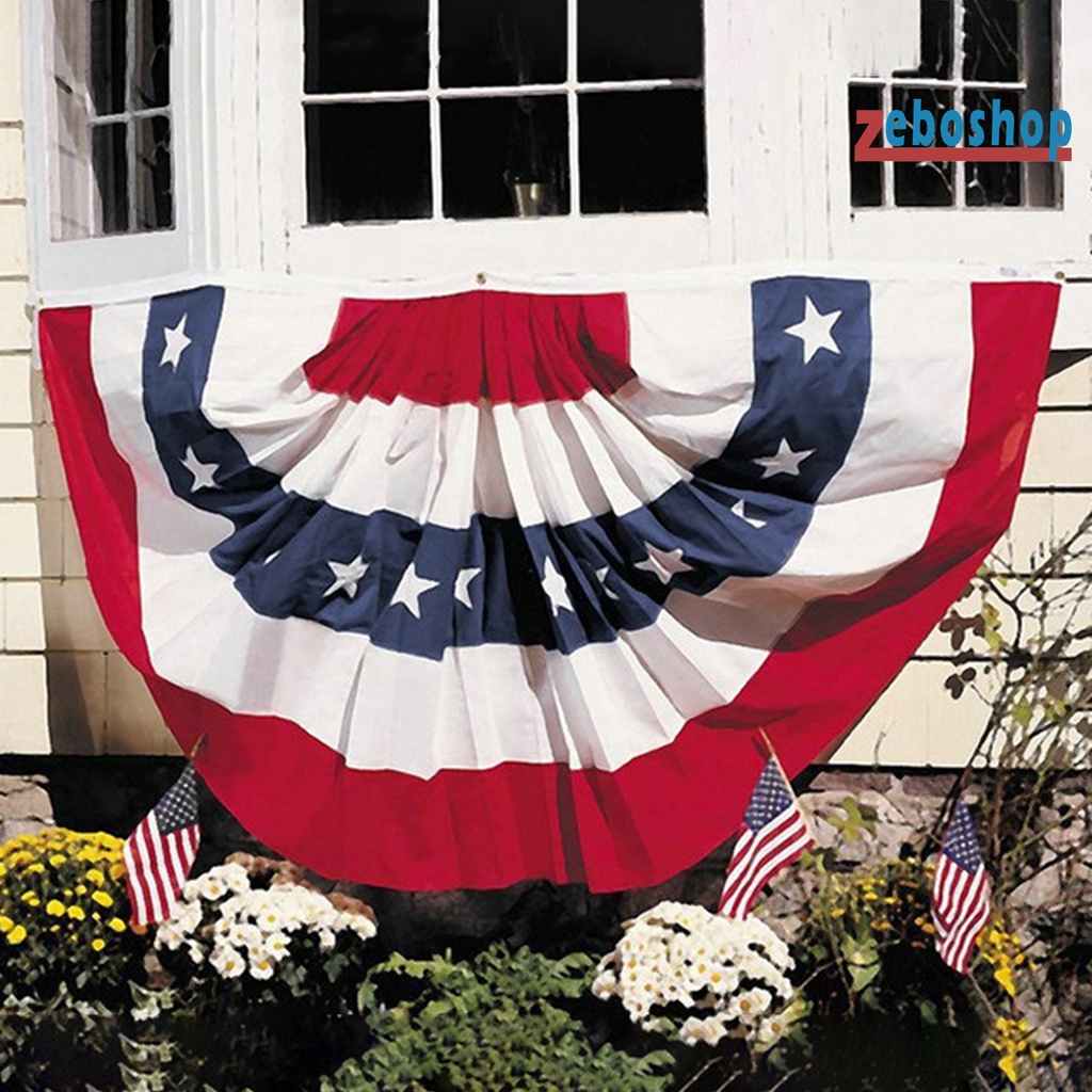 Cờ Mỹ Xếp Ly Hình Ngôi Sao Ngày Độc Lập 4th