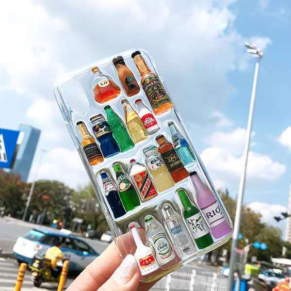 Mô hình chai rượu bia mini trang trí phụ kiện nhà búp bê | Mini House