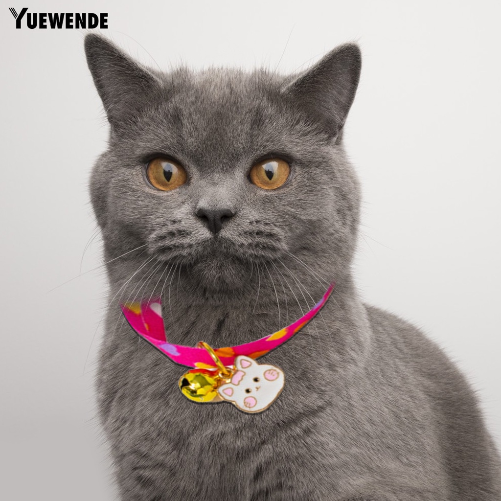 Vòng Cổ Họa Tiết Hoạt Hình Bằng Polyester Chống Mài Mòn Cho Thú Cưng YQ.E