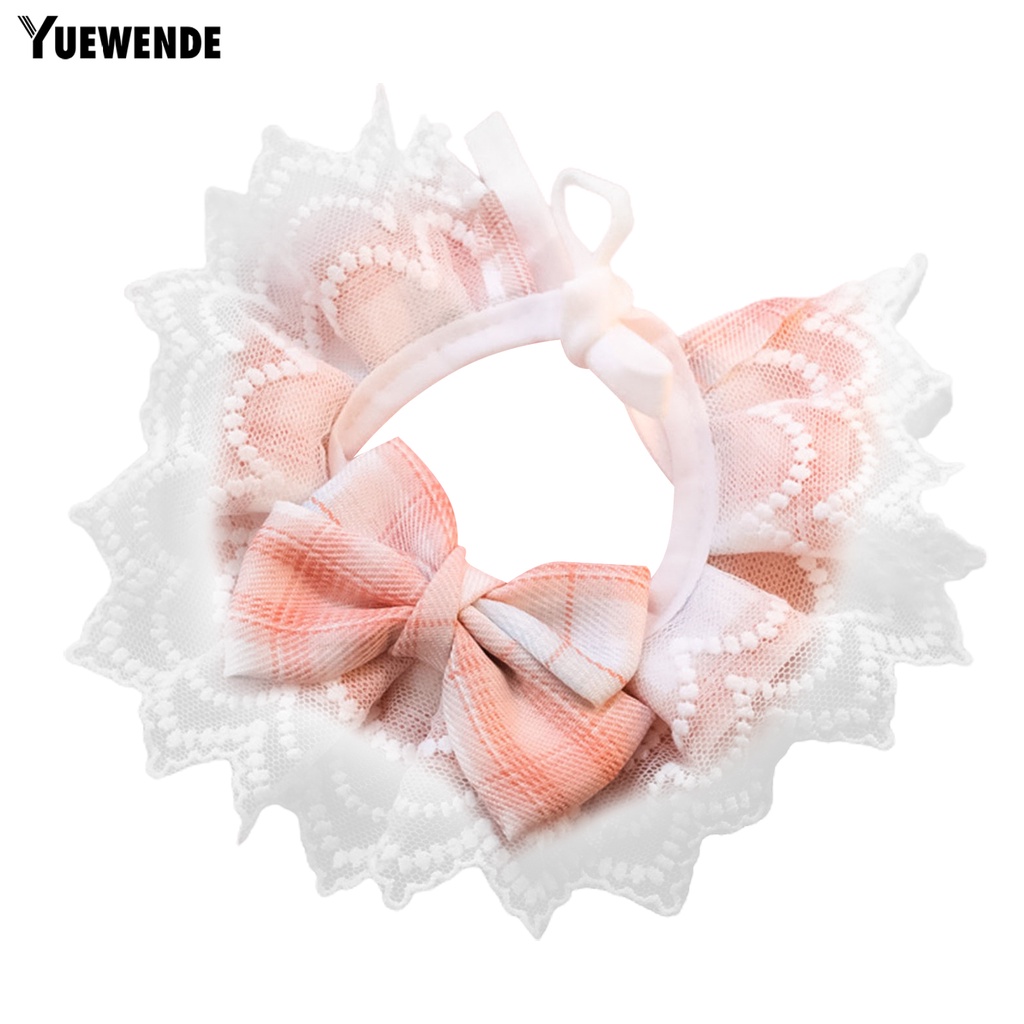 Yq.e Yếm Vải Cotton Trang Trí Nơ Thân Thiện Với Da Chống Mài Mòn Dễ Giặt Trang Trí Dành Cho Thú Cưng