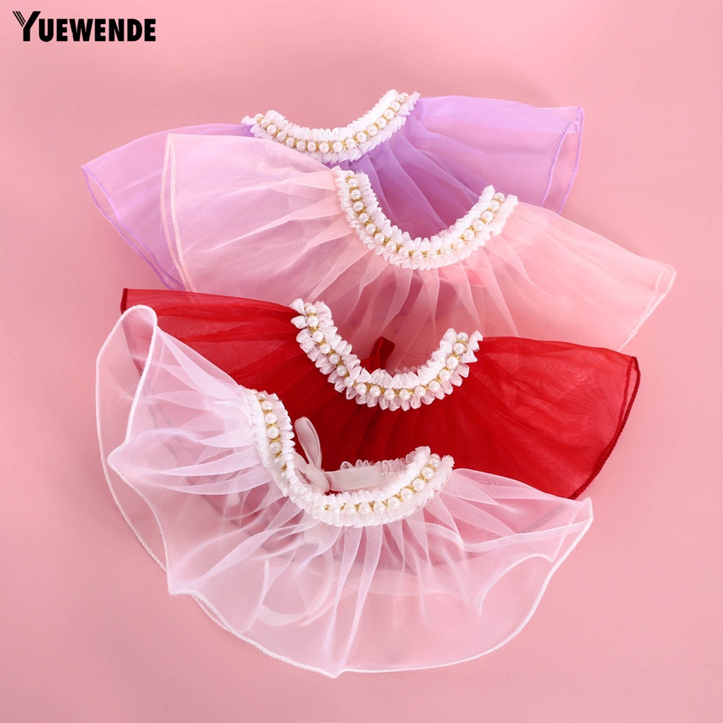 Vòng Cổ Đính Ngọc Trai Giả Thân Thiện Với Da Cho Thú Cưng