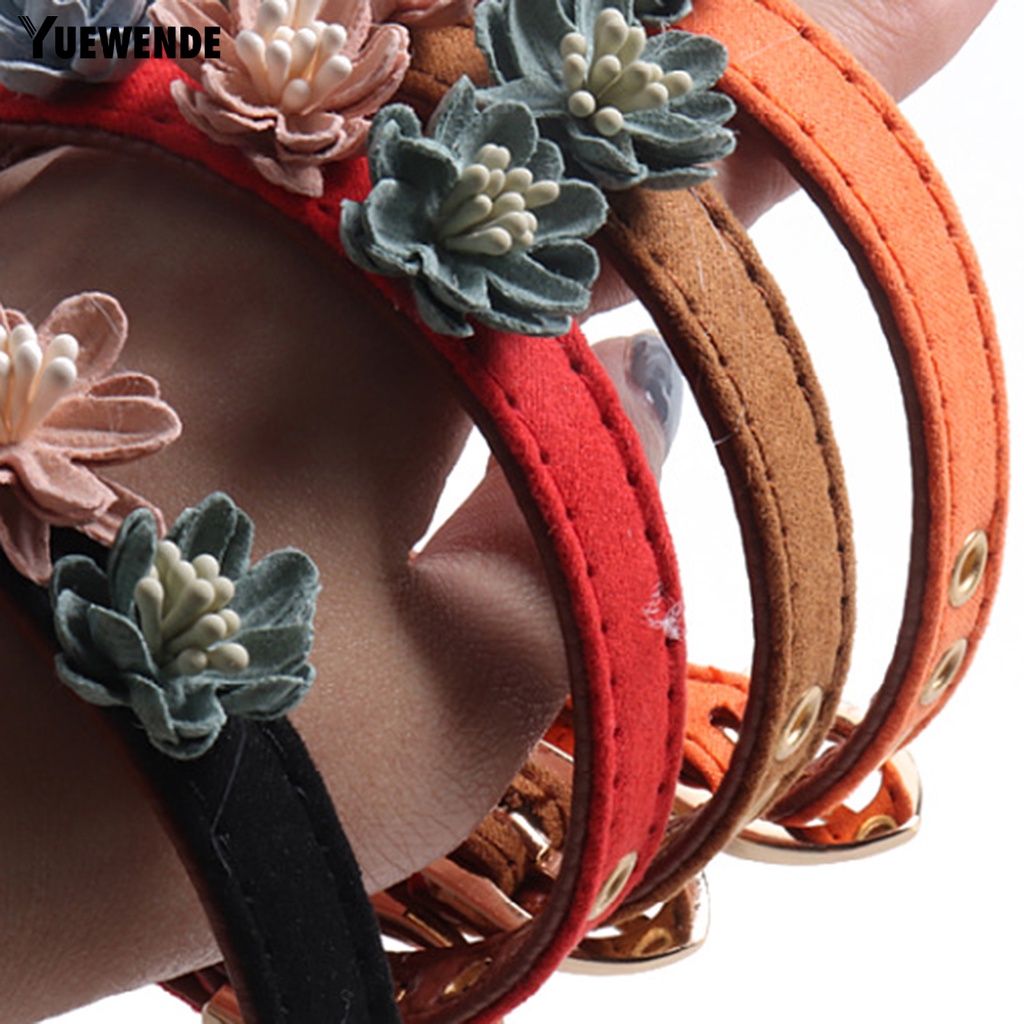 Vòng Cổ Họa Tiết Hoa Có Thể Điều Chỉnh Cho Thú Cưng