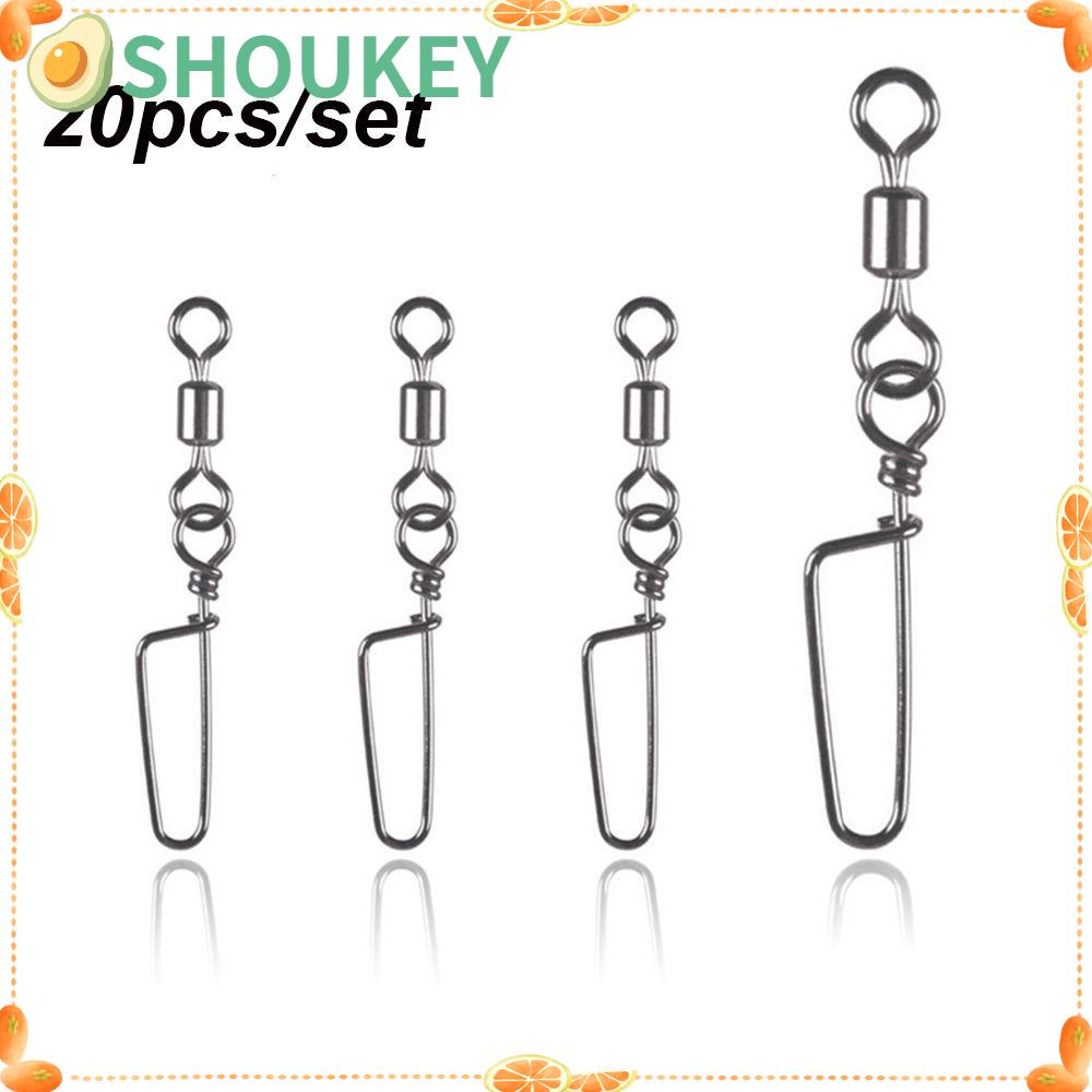 Set 30 Khóa Câu Cá Bằng Thép Không Gỉ Chất Lượng Cao SHOUKEY