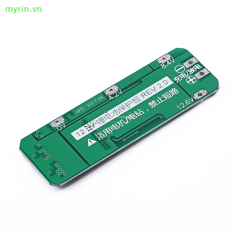 Bảng bảo vệ bộ sạc li-ion myrin 3s 20a 18650 11.1v 12v 12.6v vn