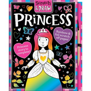 Scratch & Draw Princess - Scratch Art Activity Book