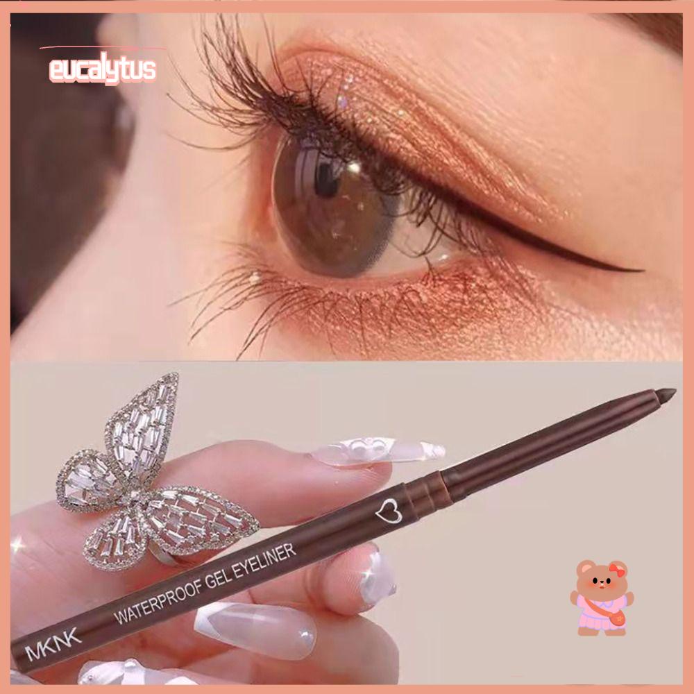 Bút Gel Kẻ Mắt 6 Màu Mịn Màng Lâu Trôi Dành Cho Người Mới Bắt Đầu