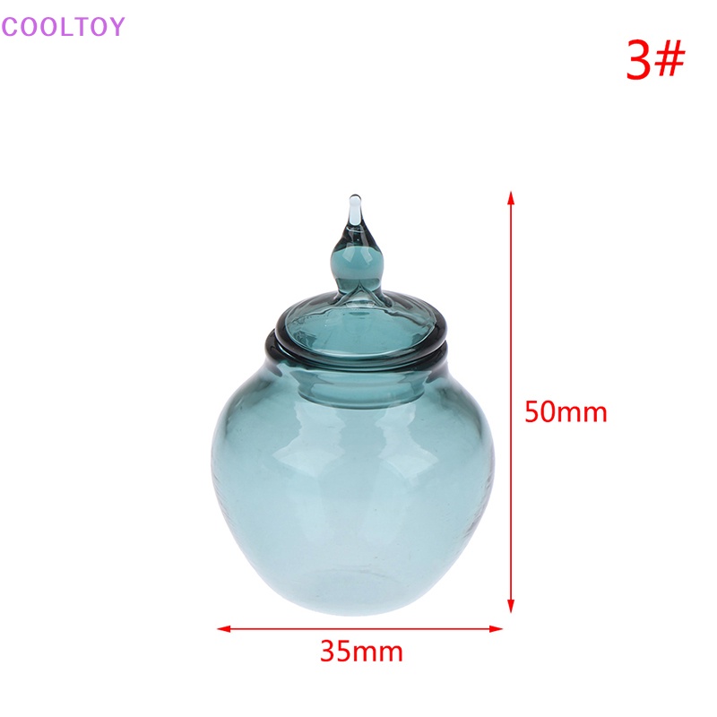 Hũ Thủy Tinh Đựng Kẹo / Món Tráng Miệng Mini Tỉ Lệ 1: 12 Trang Trí Nhà Búp Bê