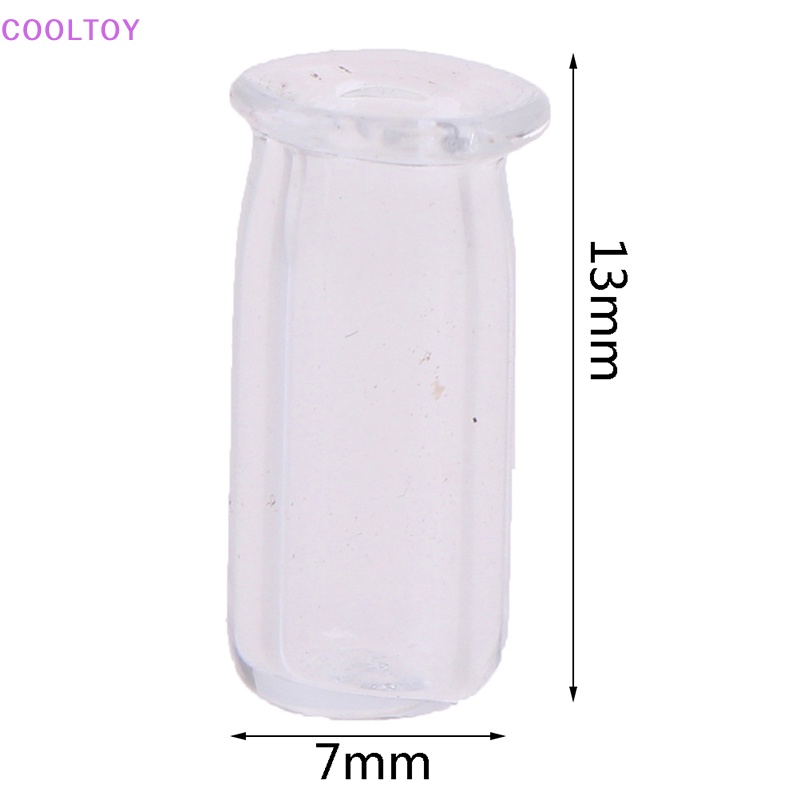 Set 5 Ly Thủy Tinh Uống Nước Mini Tỉ Lệ 1: 12 Trang Trí Nhà Búp Bê