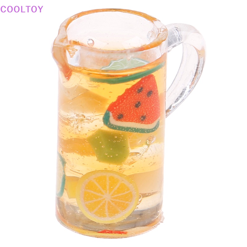 Cooltoy 1 Mô Hình Ly Trà / Trái Cây Tỉ Lệ 1: 12 Trang Trí Nhà Búp Bê