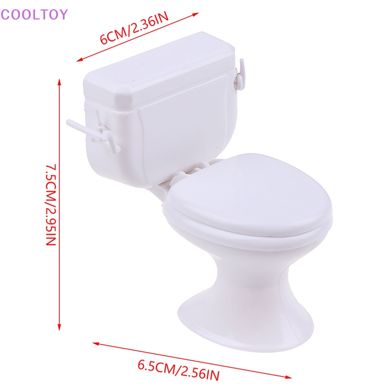 Cooltoy Mô Hình Toilet Dùng Trang Trí Nhà Búp Bê Phong Cách Vintage