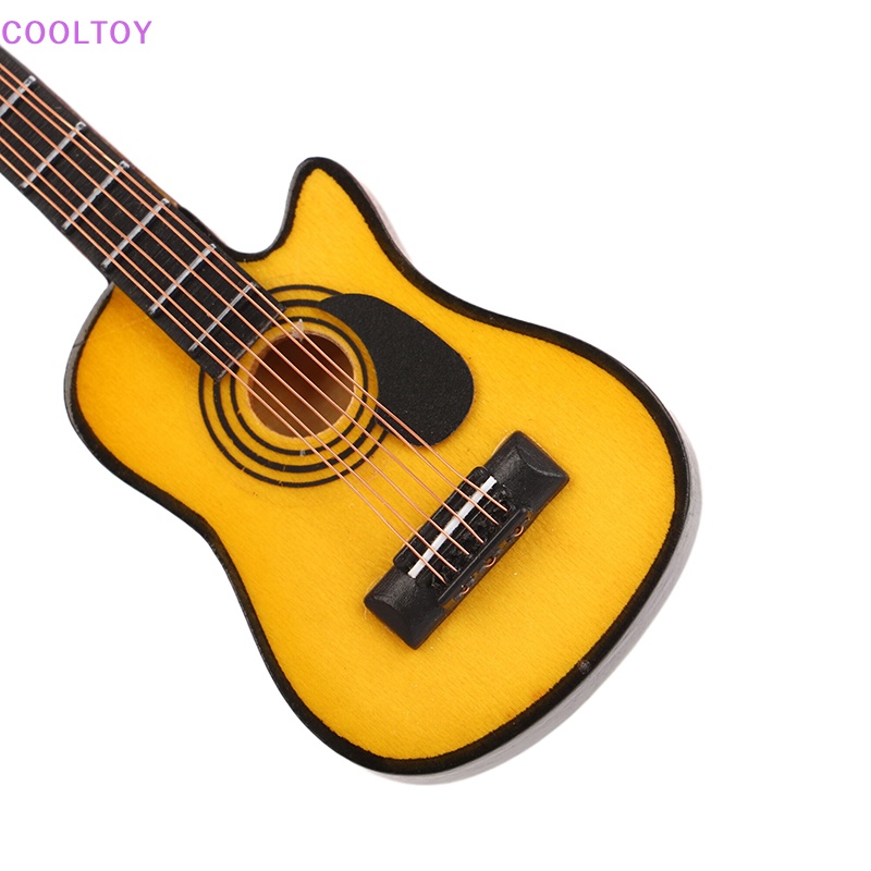 Cooltoy Đàn Guitar Điện Đồ Chơi Mini Trang Trí Nhà Búp Bê
