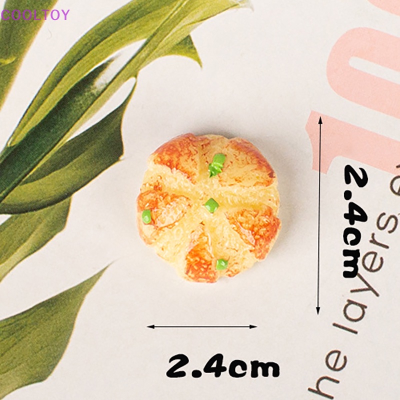 Cooltoy Set 6 Mô Hình Bánh Mì Mini Trang Trí Phong Cảnh Nhà Búp Bê