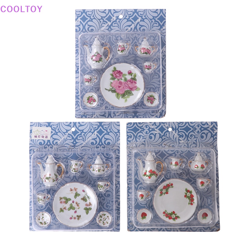 Bộ 8 Tách Uống Trà Đồ Chơi Búp Bê Cỡ 1 / 12