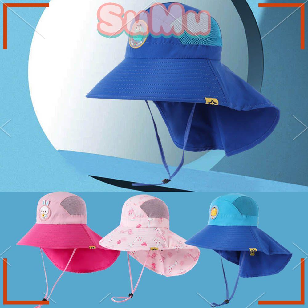 Nón Tai Bèo Rộng Vành Chống Tia UV Thời Trang Đi Biển Mùa Hè Cho Bé Gái