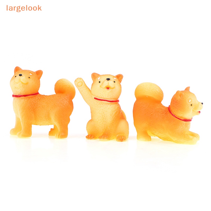 1 Mô Hình Chú Chó Shiba Inu Màu Vàng Dễ Thương Dùng Trang Trí