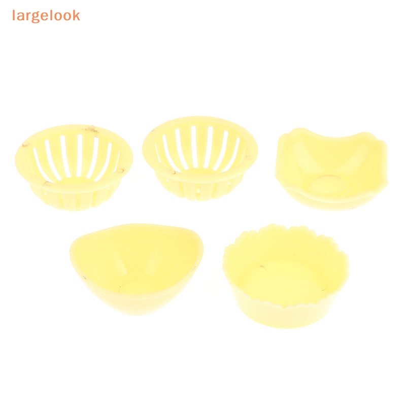 Set 5 Rổ Đựng Trái Cây / Rau Củ Quả Mini Trang Trí Nhà Búp Bê DIY