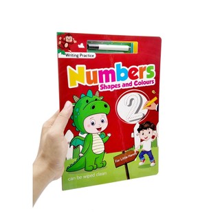 Writing Practice: Numbers, Shapes And Colours
