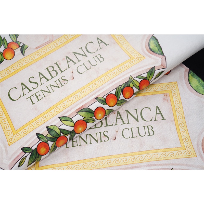 Ca-sa &amp; Blanca * Áo Thun Tay Ngắn Phong Cách Nhiệt Đới Thời Trang Mới Nhất Phiên Bản Cao Cấp; IOFYIT