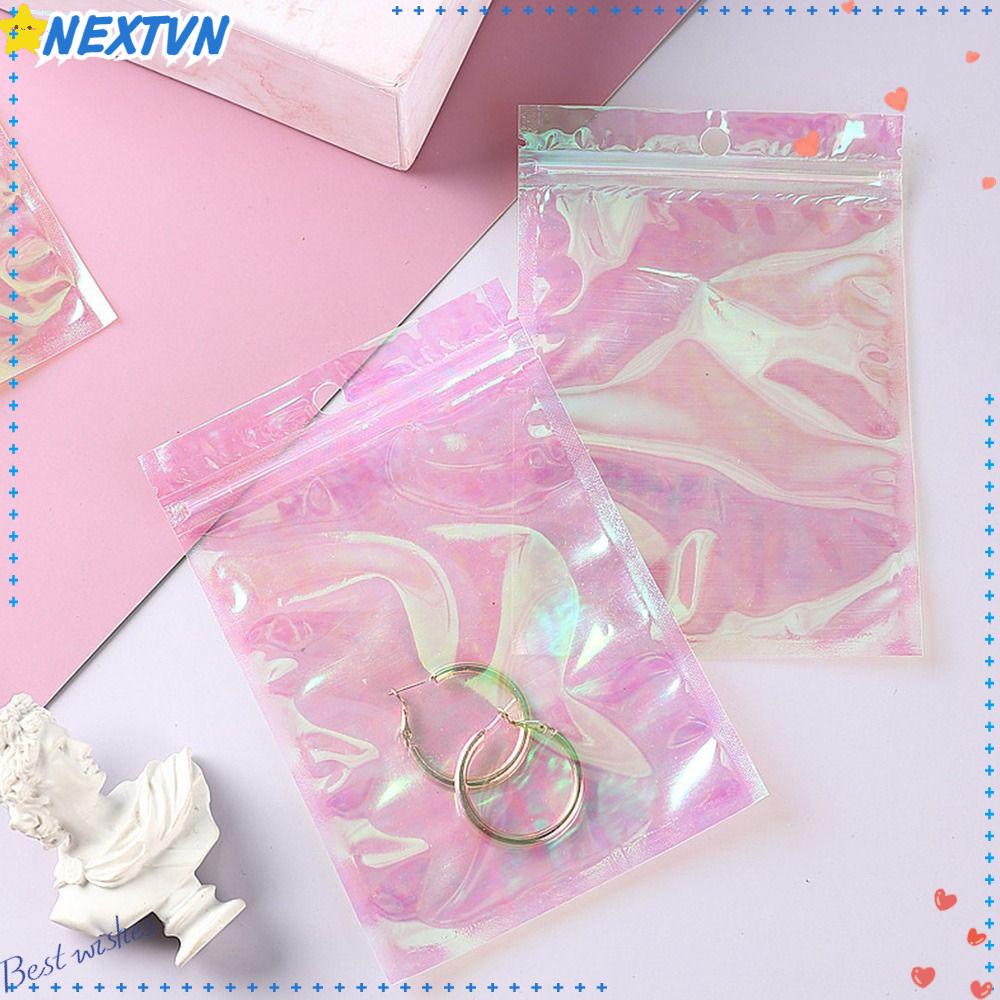 Bộ 100 Túi Zip Dày Dặn Màu Cầu Vồng