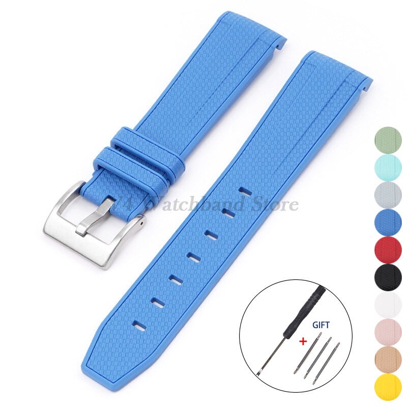 Dây Đeo Silicone Cao Su 20mm Chống Nước Cho Omega for Swatch