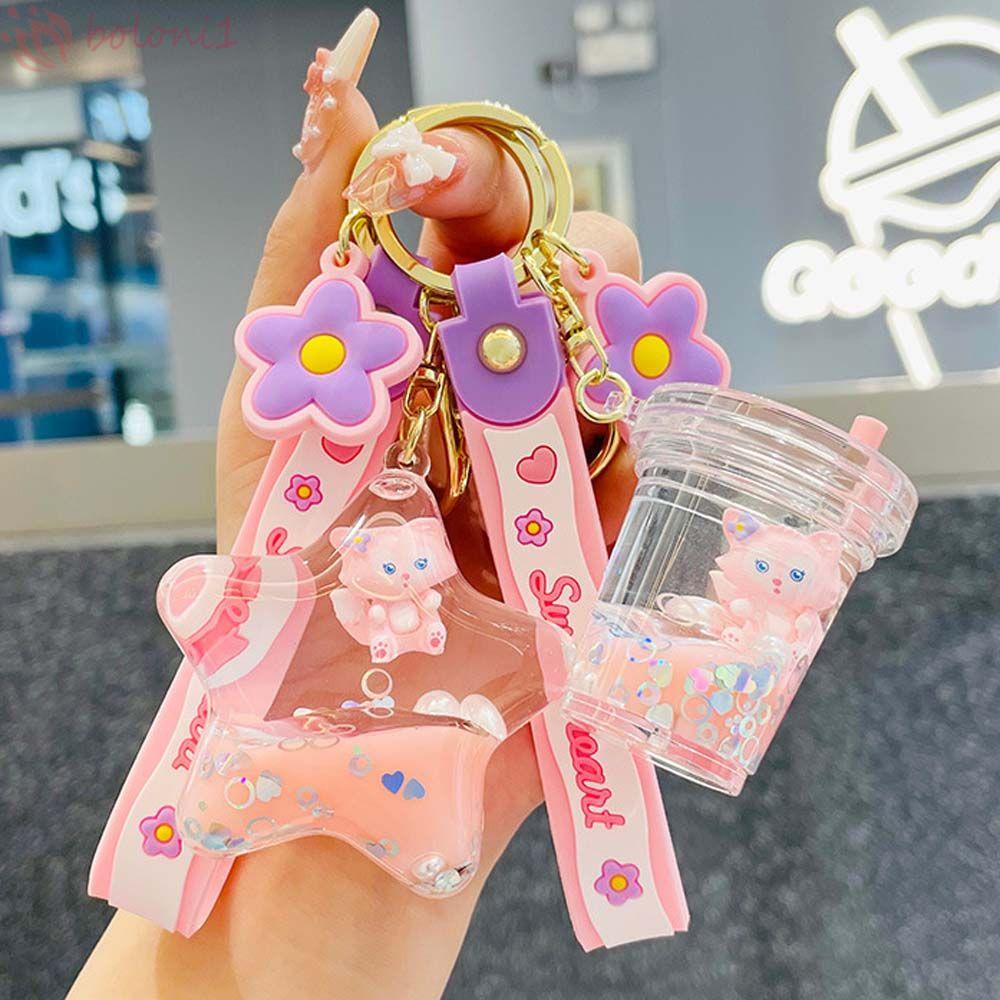 Móc Khóa Hình Quả Chuông Lena Hoạt Hình Bằng Acrylic