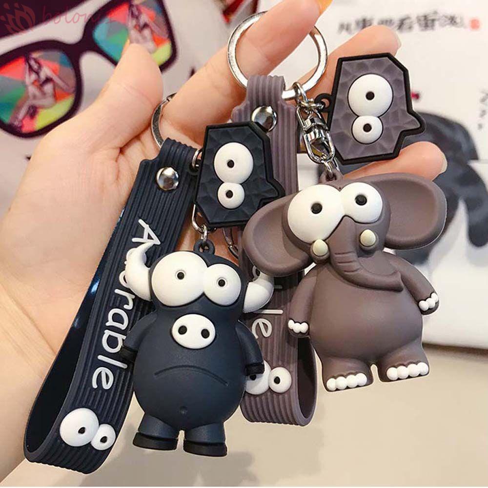 Móc Khóa Xe Hơi Hình Voi Hoạt Hình Dễ Thương
