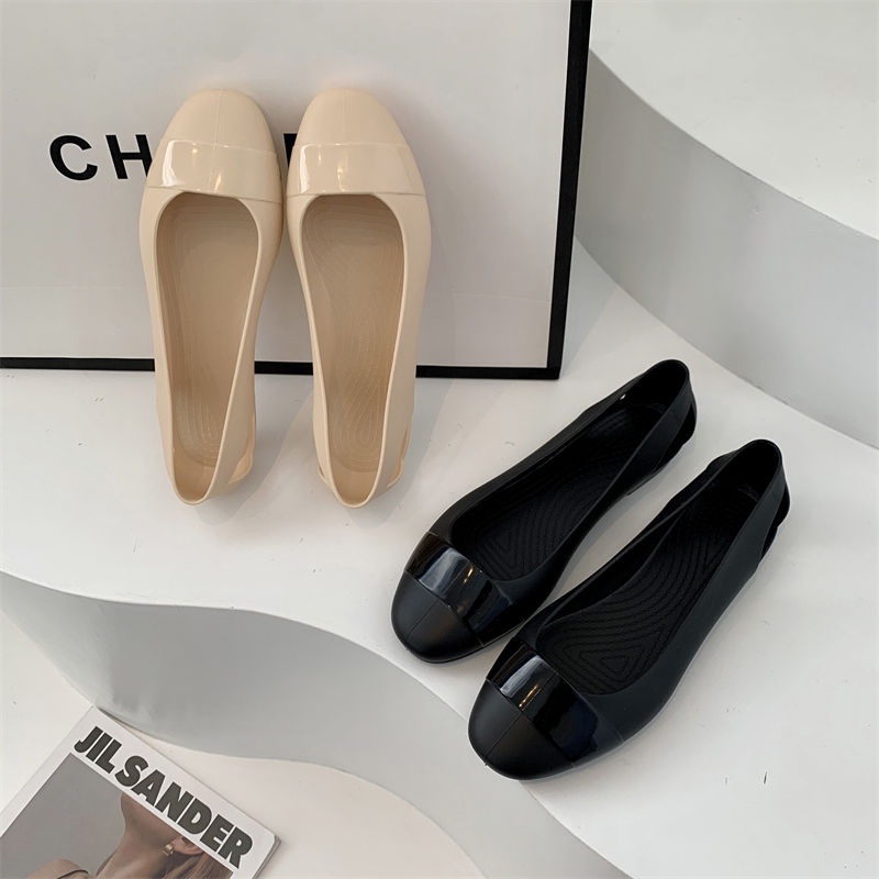 Giày Sandal Nhựa pvc Mềm Siêu Nhẹ Chống Trượt Nhanh Khô Thời Trang Mùa Hè Mới 2023 Cho Nữ