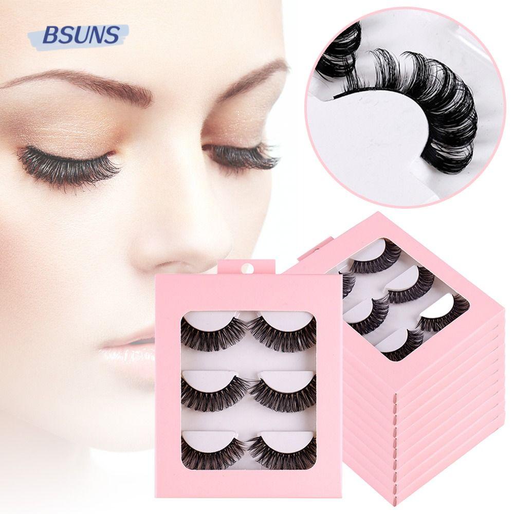 Lông Mi Giả Cong Tự Nhiên Bằng Lông Chồn Nhiều Màu Sắc