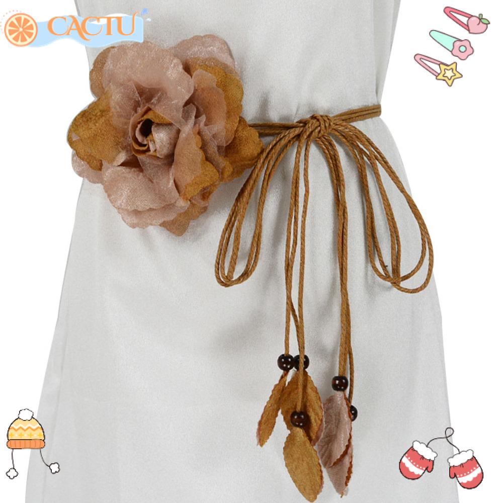 Dây Cột Eo Họa Tiết Hoa Lớn Thời Trang Cho Nữ