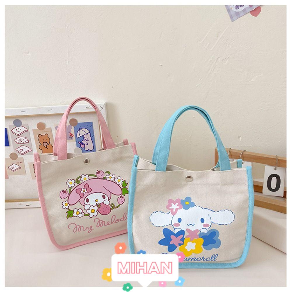 Balo Canvas Cỡ Lớn In Họa Tiết Hoạt Hình MIHAN1