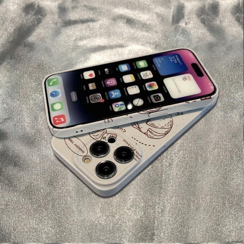 Ốp Điện Thoại Mềm Chống Sốc Phong Cách Đồng Quê Cho Iphone 6In7811 12 13 max 14proplus 5NWG