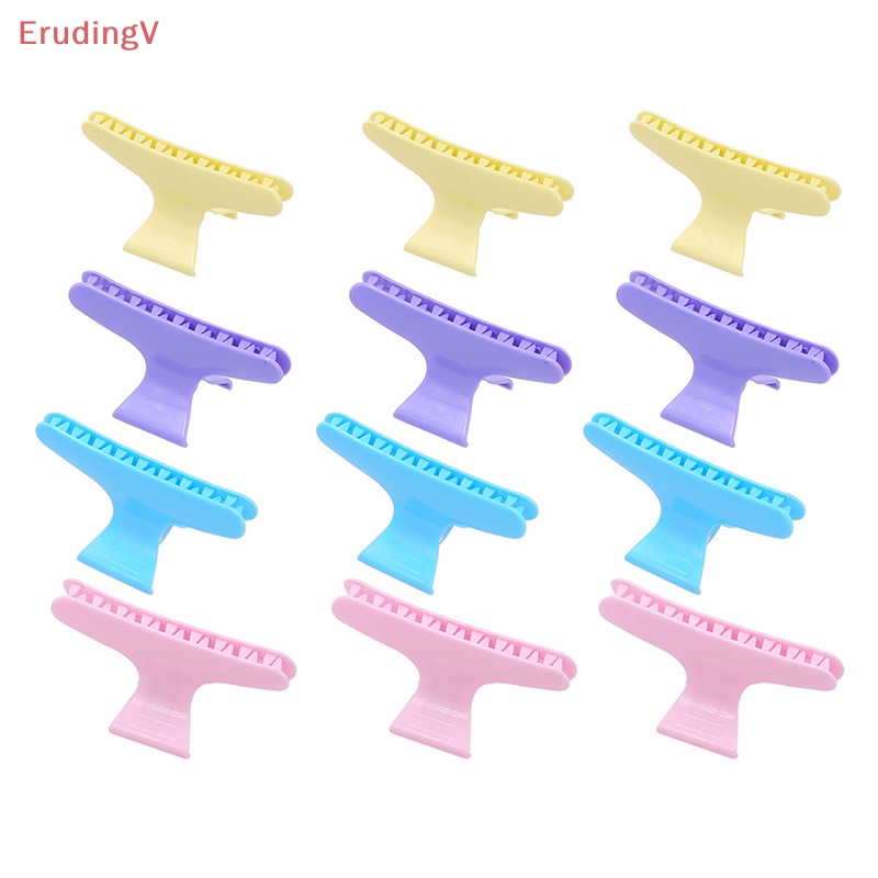 Bộ 12 Kẹp Tóc Càng Cua Hình Bướm Tối Giản Cho Nữ