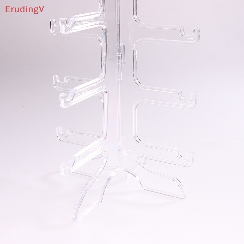 [ErudingV] Giá Đỡ Trưng Bày Mắt Kính 4 Tầng Bằng Nhựa Trong Suốt Sáng Tạo Và Thiết Thực [Mới]
