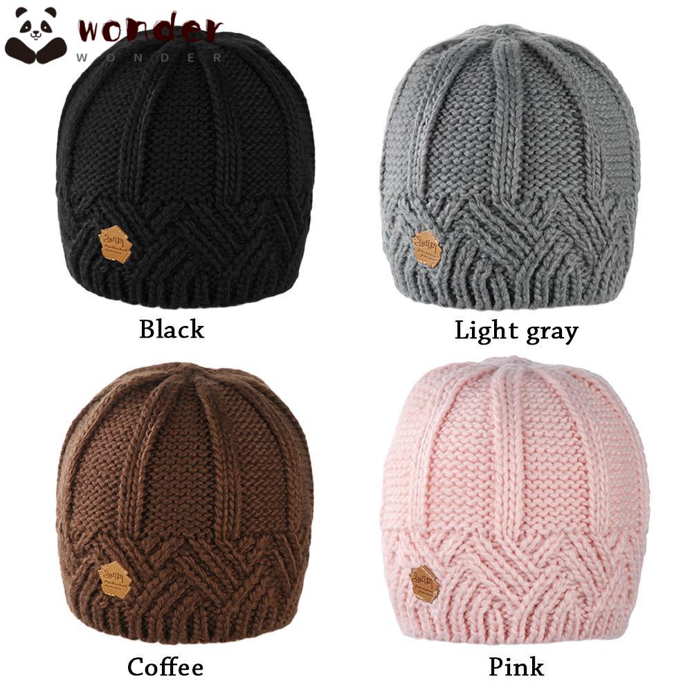 Mũ Len Tròn Dày Dặn Phong Cách Retro Cho Nam Và Nữ