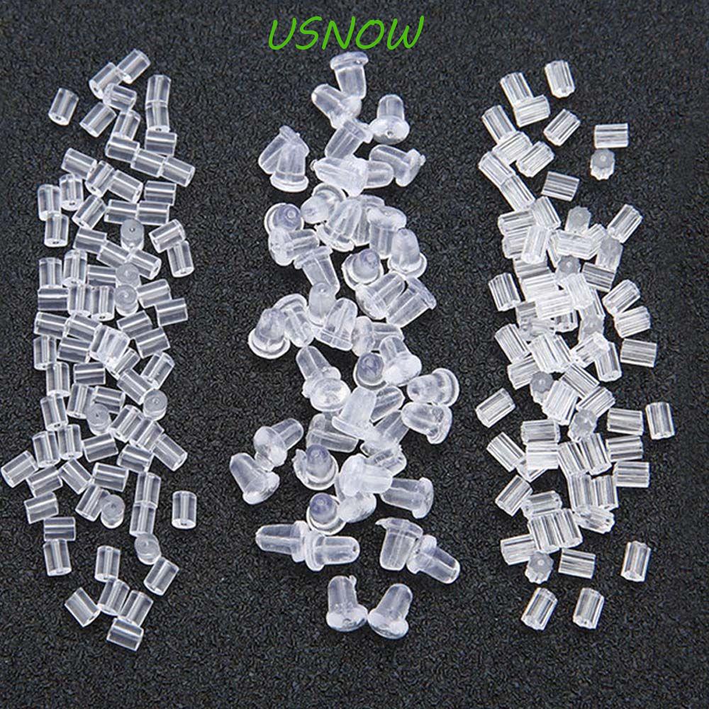 Set 500 Nút Chặn Bông Tai DIY Hình Trụ Tiện Dụng