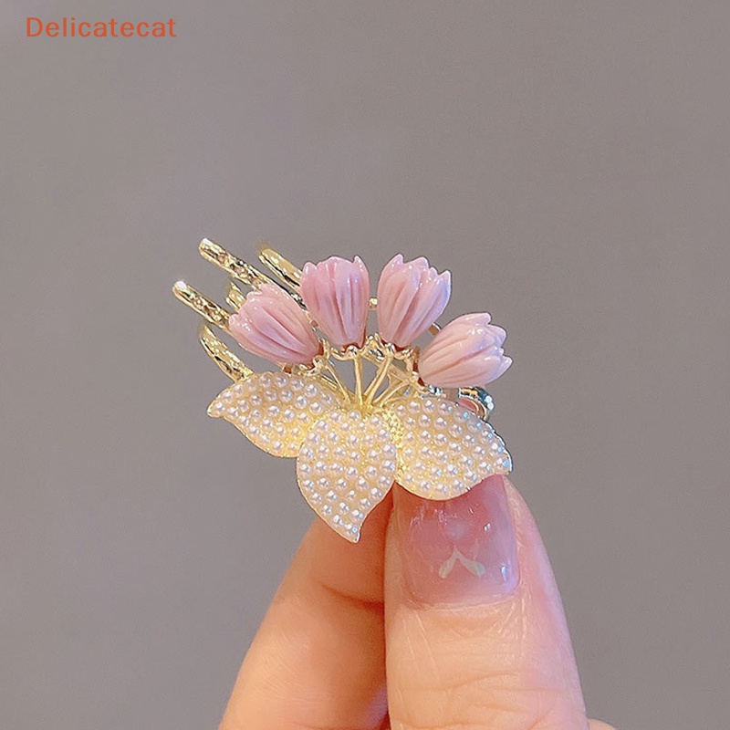 Kẹp Tóc Hình Hoa Bằng Hợp Kim Phong Cách Hàn Quốc Thời Trang Mùa Hè Ngọt Ngào Dành Cho Bạn Nữ