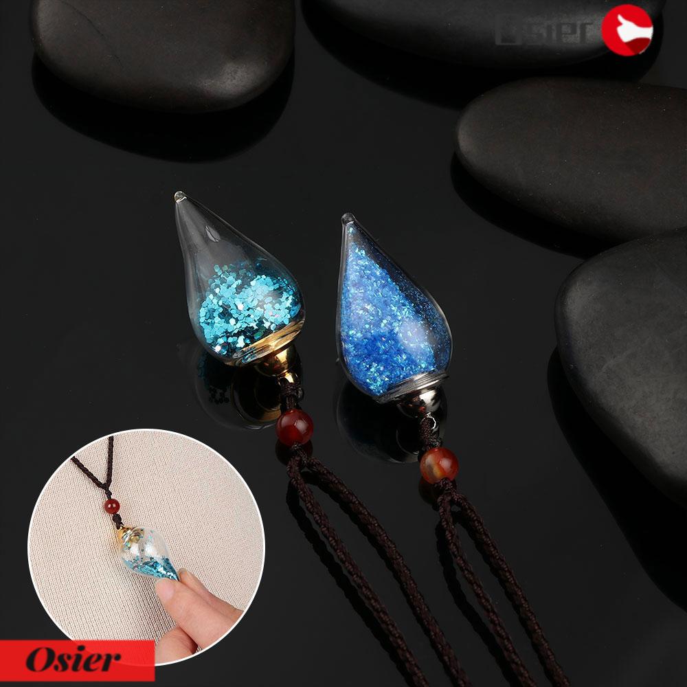 Osier1 Vòng cổ Mặt Vuông / Giọt Nước / Dầu Thơm Thời Trang