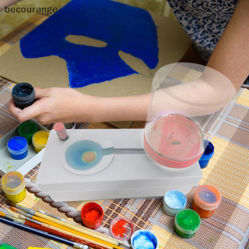 [becourange] Dụng Cụ Vệ Sinh Cọ Trang Điểm Bằng Acrylic