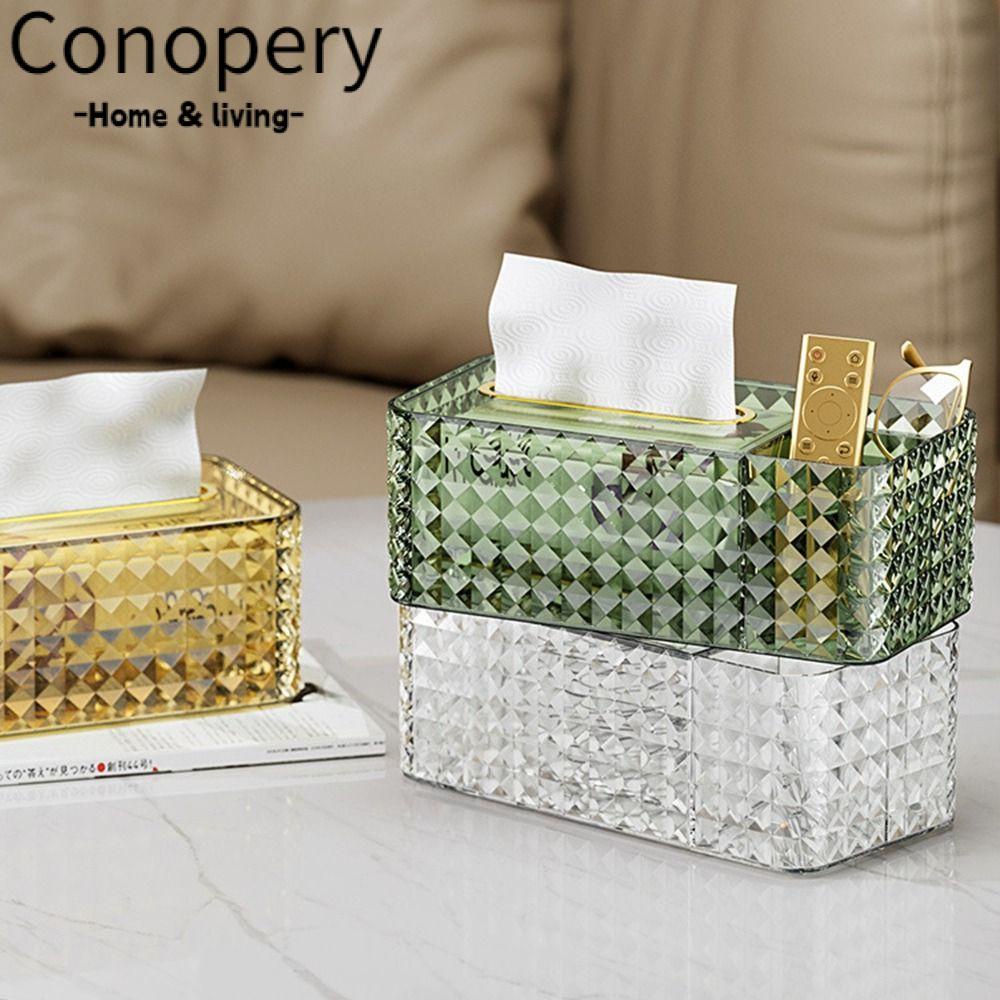 CONOPERY Hộp Đựng Khăn Giấy Gắn Tường Đa Năng Thiết Kế Độc Đáo Trang Trí Nhà Tắm