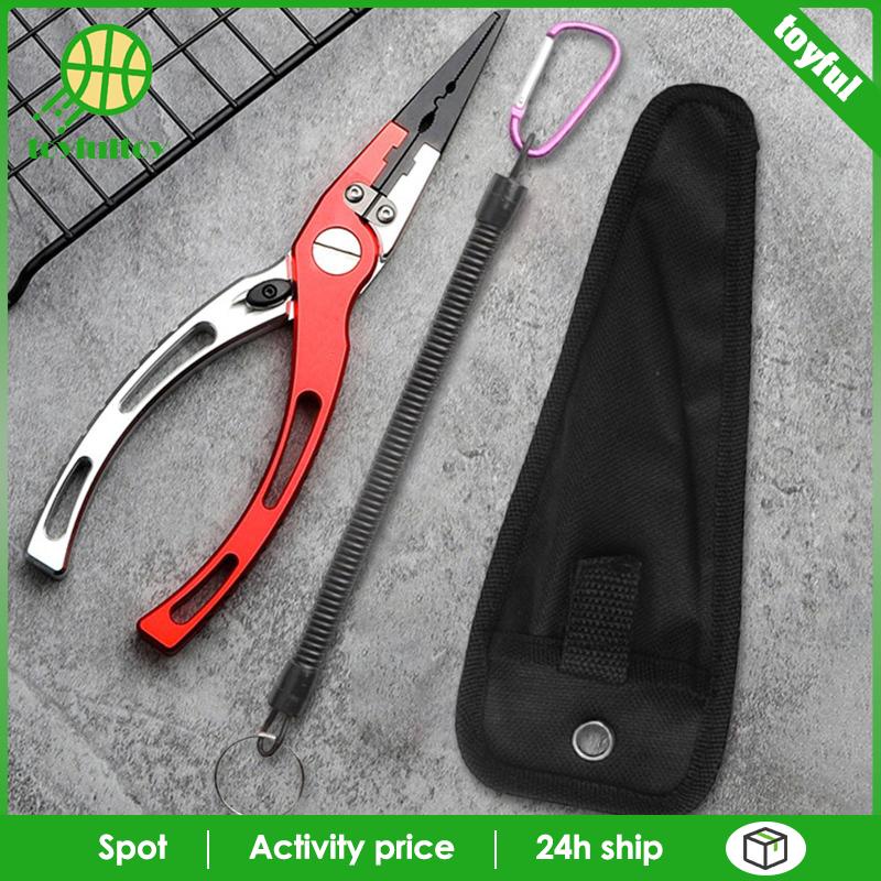 Kìm Gỡ Lưỡi Câu Cá Trọng Lượng Nhẹ Kèm Túi Đựng Tiện Dụng