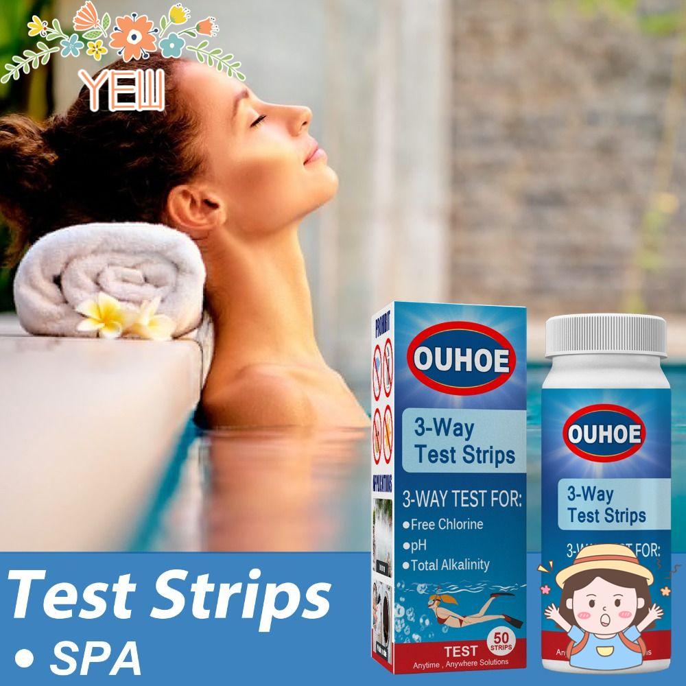 Giấy Kiểm Tra Độ Cứng PH Dễ Sử Dụng 3 Trong 1 Tiện Dụng Cho Bể bơi